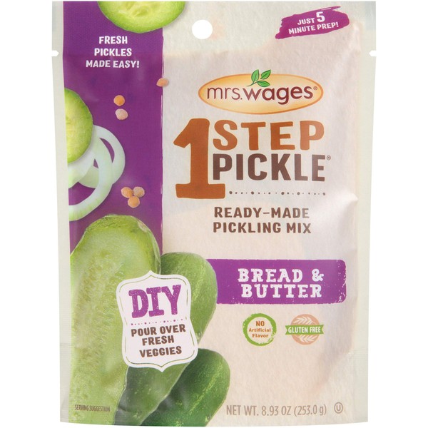 Mrs. Wages 1 Step Pickle Bread and ButterPickling Mix (VALUE PACK of 3)