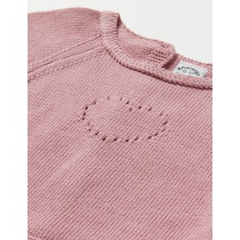 Charanga Baby Girls Jarazon Polo Jumper, baby pink