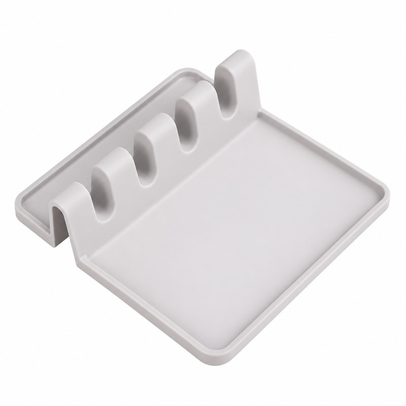 Silicone Spoon Rest for Kitchen Countertops – Non-Slip Utensil Holder