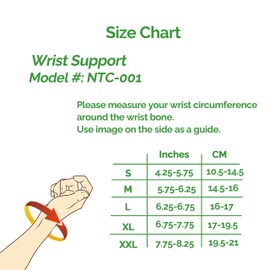 NEOtech Care Handgelenkbandage - elastisches und atmungsaktives Strickgewebe für Tennis, Fitnessstudio, Sport - Schwarz (1 Einheit, Größe XL)