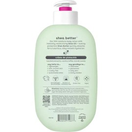 EOS Shea Better Loción Corporal Pistachio Cream 473 ml | Hidratación 24 Horas con Manteca de Karité Natural, Aroma de Pistache Suave, Fórmula Vegana L