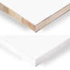 ZYJT PVC Edge Banding, 1 1/2" x 25ft Matt White