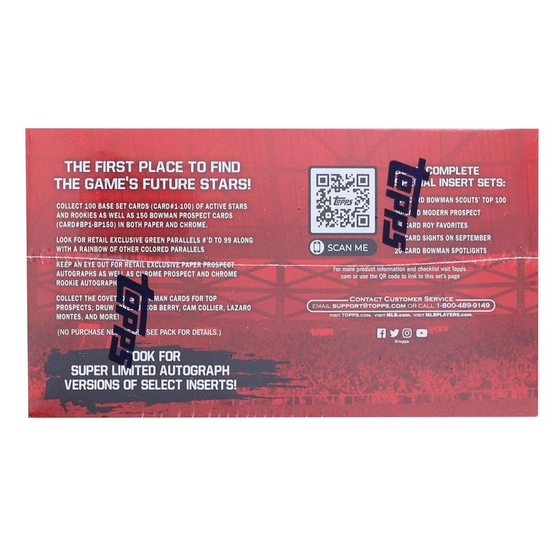 2023 Bowman Baseball Retail Display Box - 24 Packs Per