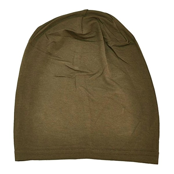 Edge City 000751 Outlast Short Beanie Perfect for Hot Summer, Made in Japan with a comfortable and refreshing feel, 31/olive