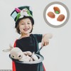 STOBOK Magic Trick Set de 3 conchas de nogal y