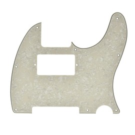 Dopro 8 Hole Tele Guitar Humbucker Pick Guard for USA/Mexican FD Telecaster Aged Pearl