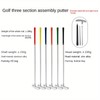 Golf Club Detachable Three-Section Combination Putter Golf Aluminum Alloy Left