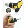 Ratchet Screwdriver, 1/4 T Handle Ratchet Driver,Mini Ratcheting Bit Driver