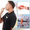 3 Pcs Emergency Whistle, Loud Whistle with Adjustable Lanyard Safety