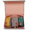 Purple Possum® Fox Socks Gift Box 3 Pair Pack Ladies