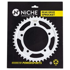 NICHE 530 Pitch 43 Tooth Rear Drive Sprocket for 2007-2016 Suzuki Hayabusa GSXR1000 GSX1300R 1999-2004 Triumph Sprint