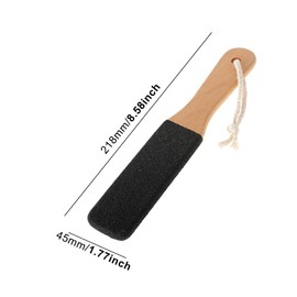 MAYOKIAAR Foot File – Feet Scrubber Wooden Handle, Pumice Stone Callus Remover to Remove Dry Dead Skin, for Corns & Calluses, Pedicure Rasp for Cracked Heels & Hard Skin