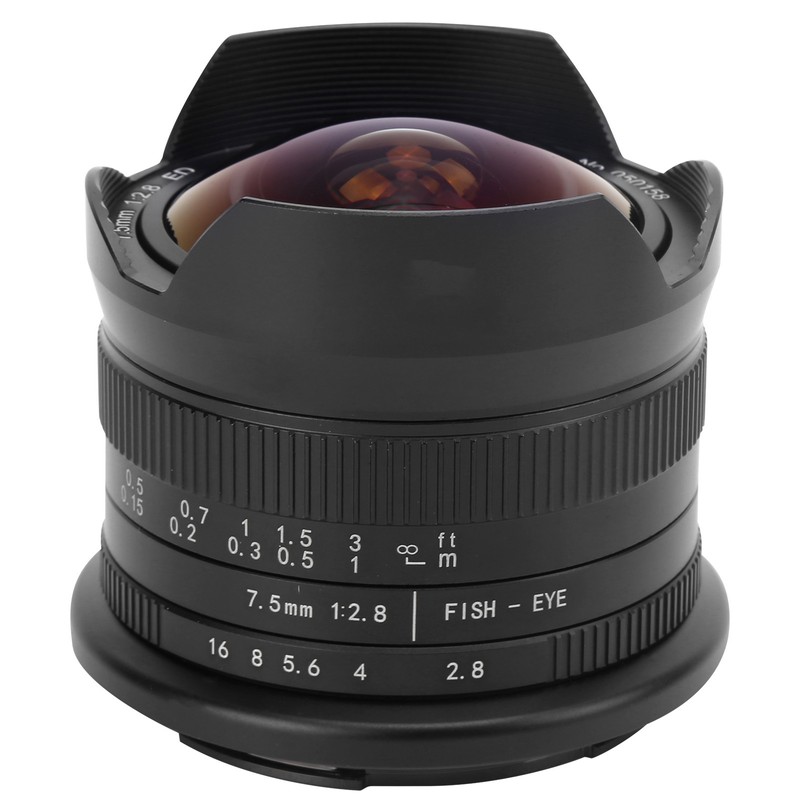 7Artisans 7.5mm F2.8 II Manual Focus Fisheye Lens for Sony