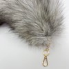 LAIDIC Therian fox tail keychain Fluffy foxfur tail backpack tassel