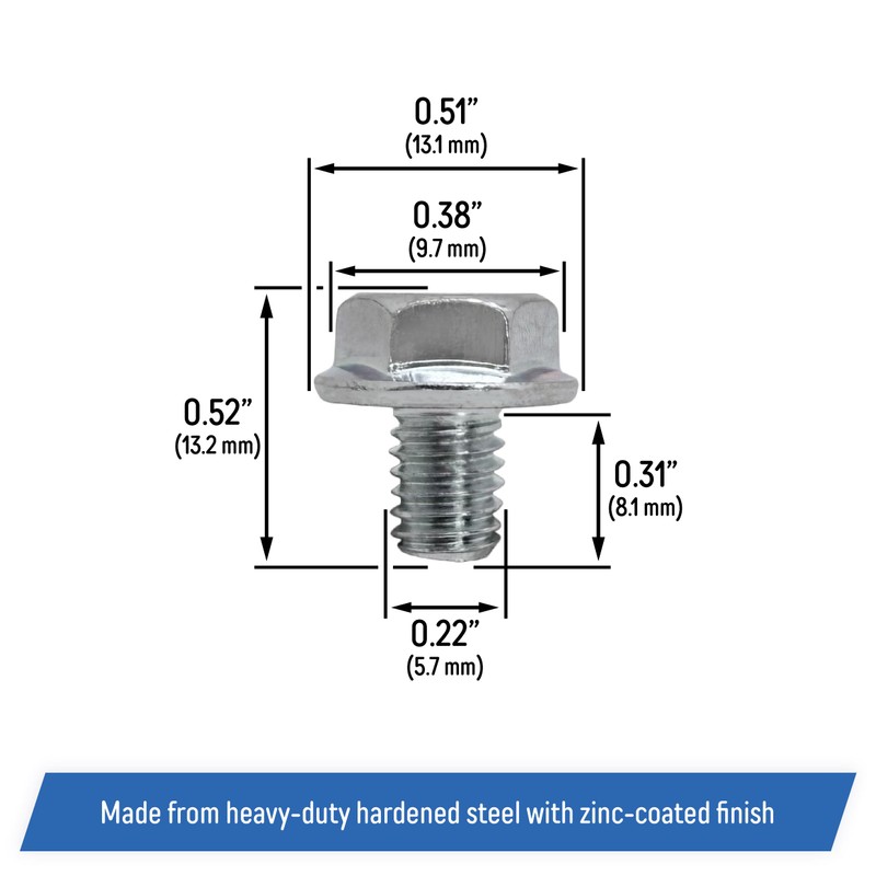 Recoil Starter Bolts 6x10 Replacement for Select Honda GX Series