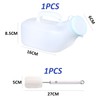 1 Piece Urinal Bottle for Men with 1 Piece Cup
