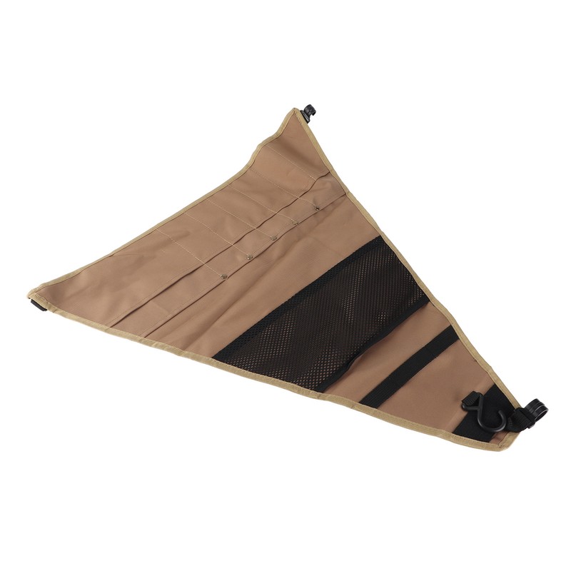 Camping Storage Bag Portable Triangle Oxford Cloth Tableware Hanging Organizer