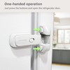 Fridge Lock for Kids, Refrigerator Lock Child Proof, Freezer Latches