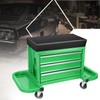 PM PERFORMOTOR 3-Drawer Tool Chest Rolling Mechanic Seat with Tool
