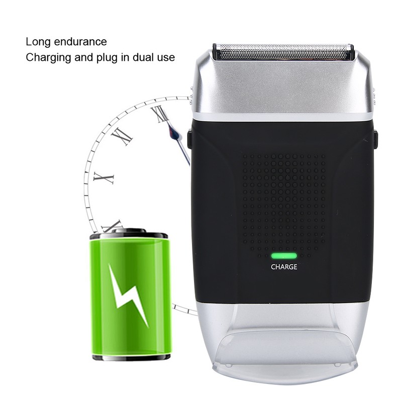 Rechargeable Electric Shaver Reciprocating Men Bald Head Trimmer Beard Shaver