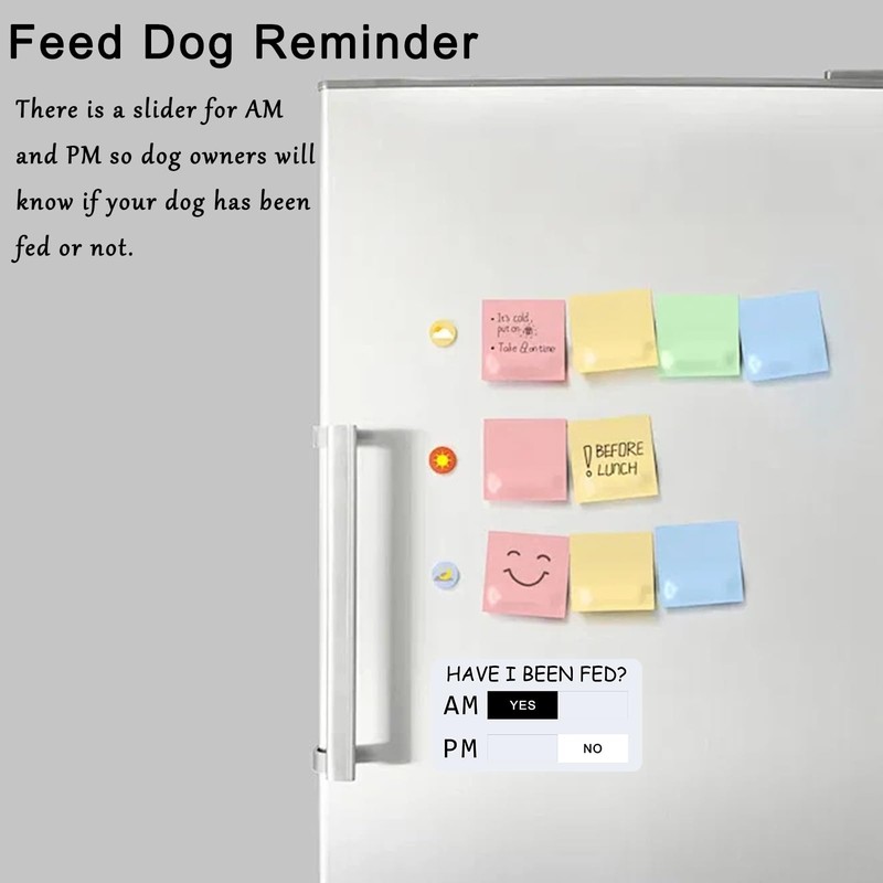 Dog Feeding Reminder Sign, Have I Been Fed Symbol, Pet