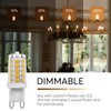 Belns Melns G9 LED Bulbs Dimmable Warm White 2700K, 3.5W