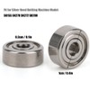 2pcs Knitting Machine Metal Machine Head Pulley Roller for Silver