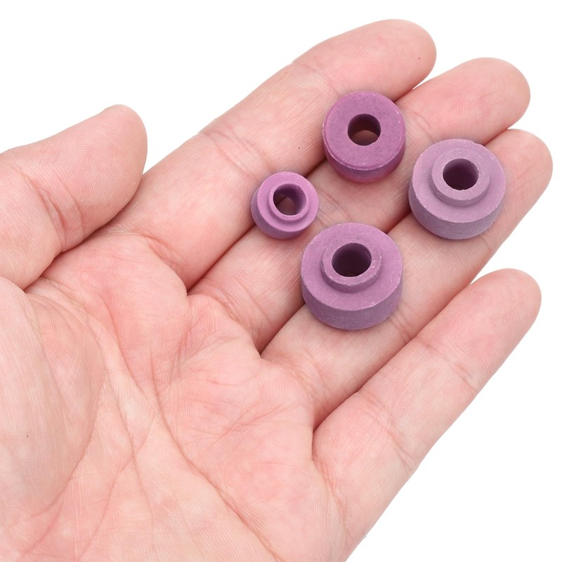 MECCANIXITY 15 Pcs Ceramic Insulator Bead, 7 x 19.5 x
