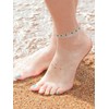 Dorunmo Infinity Sterling Silver Ankle Bracelets for Women - Hotwife