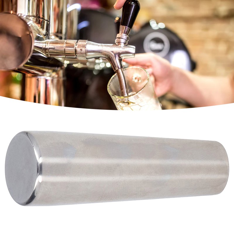 Beer Tap Handle Stainless Steel Mirror Appearance Rust Resistance 2.6in