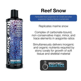 Brightwell Aquatics Reef Snow - Replicates Marine Snow for Corals & Other Marine Invertebrates