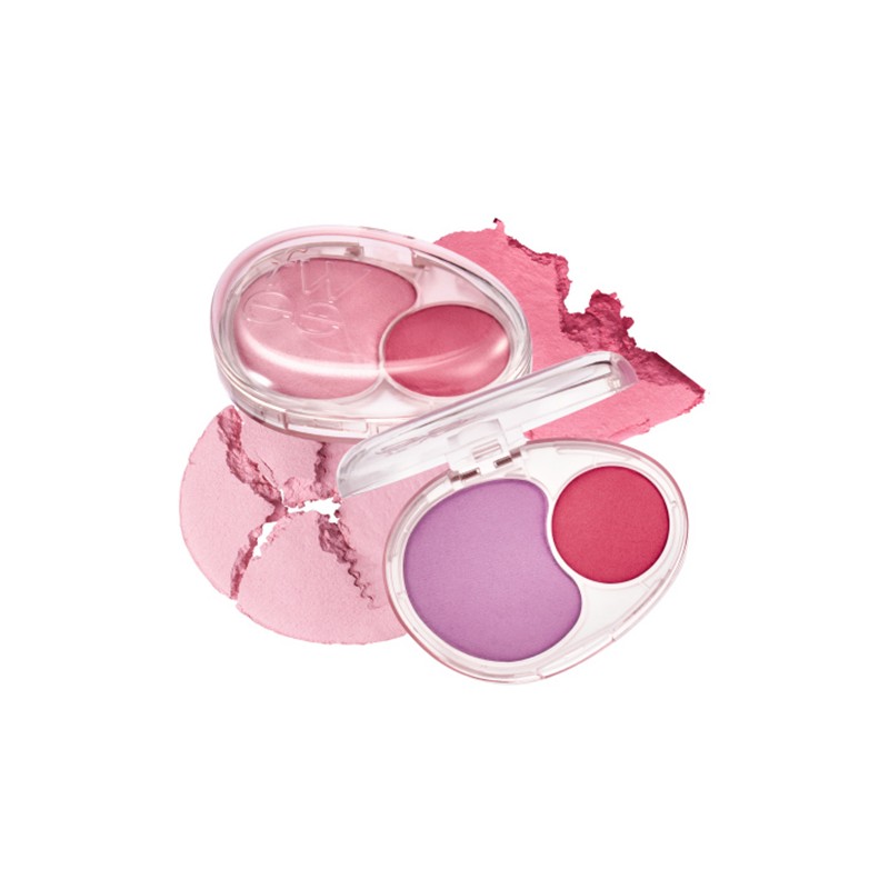 fwee Mellow Dual Blusher 7.2g - ND01 Lazy Tempo