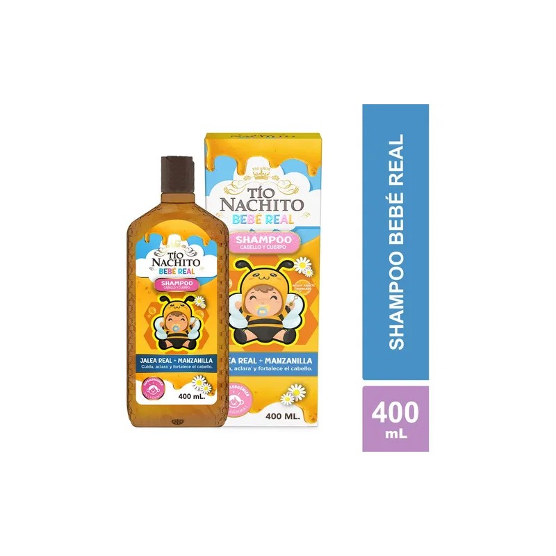 Tío Nachito Shampoo bebés para Cabello y Cuerpo 400ml