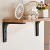 Phyxiul Shelf Bracket, Steel Bracket, Set of 4, Wall Hanging,
