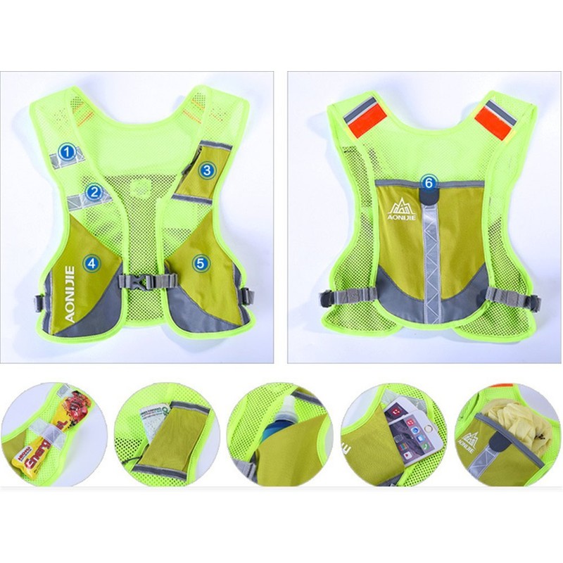 AONIJIE Outdoor Hiking Hydration Backpack Marathon Backpack Male Lightweight Vest