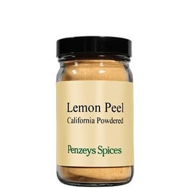 Lemon Peel Powder By Penzeys Spices 4.4 oz 1 cup jar