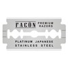50 Facón Platinum Japanese Stainless Steel Double Edge Razor Blades