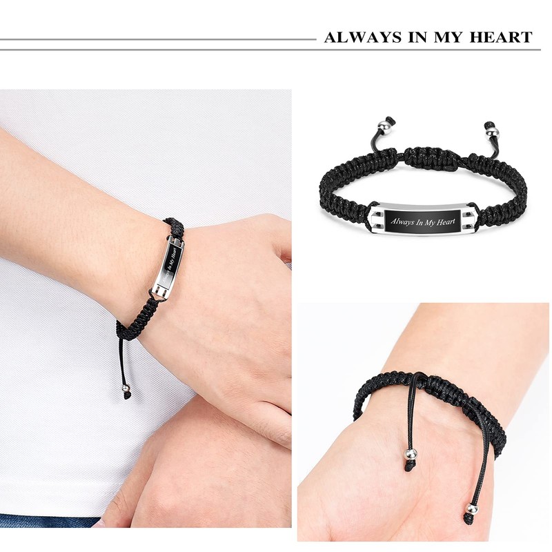 zeqingjw Cremation Bracelet for Ashes Adjustable Cremation Urn Bracelet Bangle