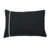 Imabari Towel Pillowcase Idezora Pile Pillowcase 45x90cm Black