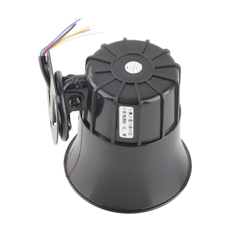Electric Sound Horn Loud Speaker Truck Warehouse Alarm Siren Support