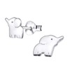 Tiny Elephant Earrings - Sterling Silver