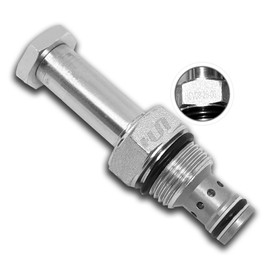 Hanshang Hydraulic HSV08 Cartridge Solenoid Valve, Normally-Closed, Two-Way, Two-Position, Spool-Operated Cartridge Solenoid Valve With