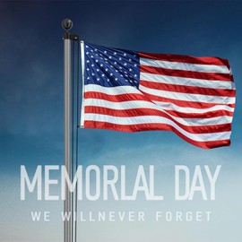 KBLOONG 14 Gauge Heavy Duty Flag Pole - 30 FT Grey Extra Thick Aluminum Flagpole Kit with 3x5 Nylon Embroidered Flag for Outside House In Ground or Commercial - 80 MPH Wind Tested