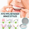 Pack of 1 Braces Box, Denture Container, Denture Box, Braces