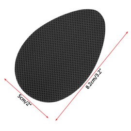GKYZBB 6 pair shoe slip grip,non slip shoe pads,shoe gummi for heels,shoe sole protectors for bottom of shoes,non slip heel grips,high heel comfort pads (Black)