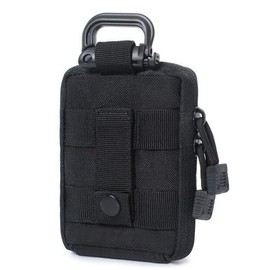 LTG 7987090 Pouch, Belt Pouch, Small Pocket, Coin Purse, Card Case, Short Wallet, Men's, Women's, Carabiner, Military, Airsoft Games, Camping, Outdoors, Medical Pouch, Disaster Preparedness Goods