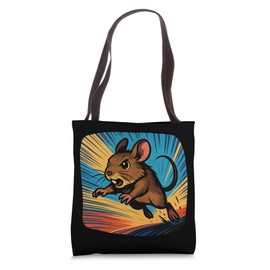 Action Degu Comic Jump Speed Graphic Tote Bag