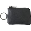 Slip-On AZ Key Pouch, Solid Black, A-IAZ-4506, Genuine Leather, Key