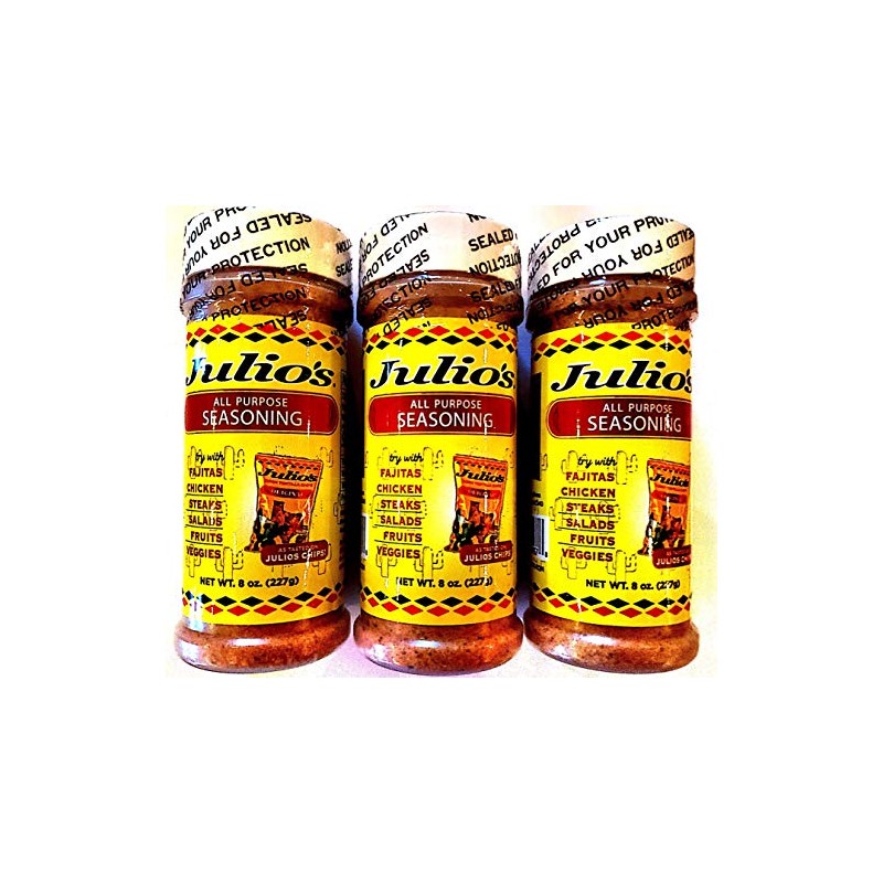 Julio's Seasoning 8oz (3 Pack) by Julio's