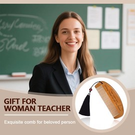Teacher Appreciation Gifts for Women Female Engraved Best Teacher Ever Comb Graduation Gifts for Teachers from Students Thank You Teachers Tutor Mentor Assistant Principal Gift